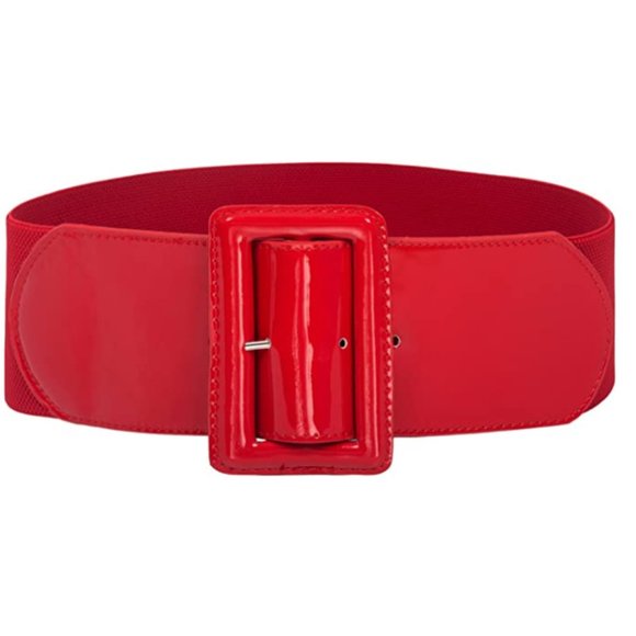 Women\'s Stretchy Belt 1950s 3 Inch Wide Elastic main image 4